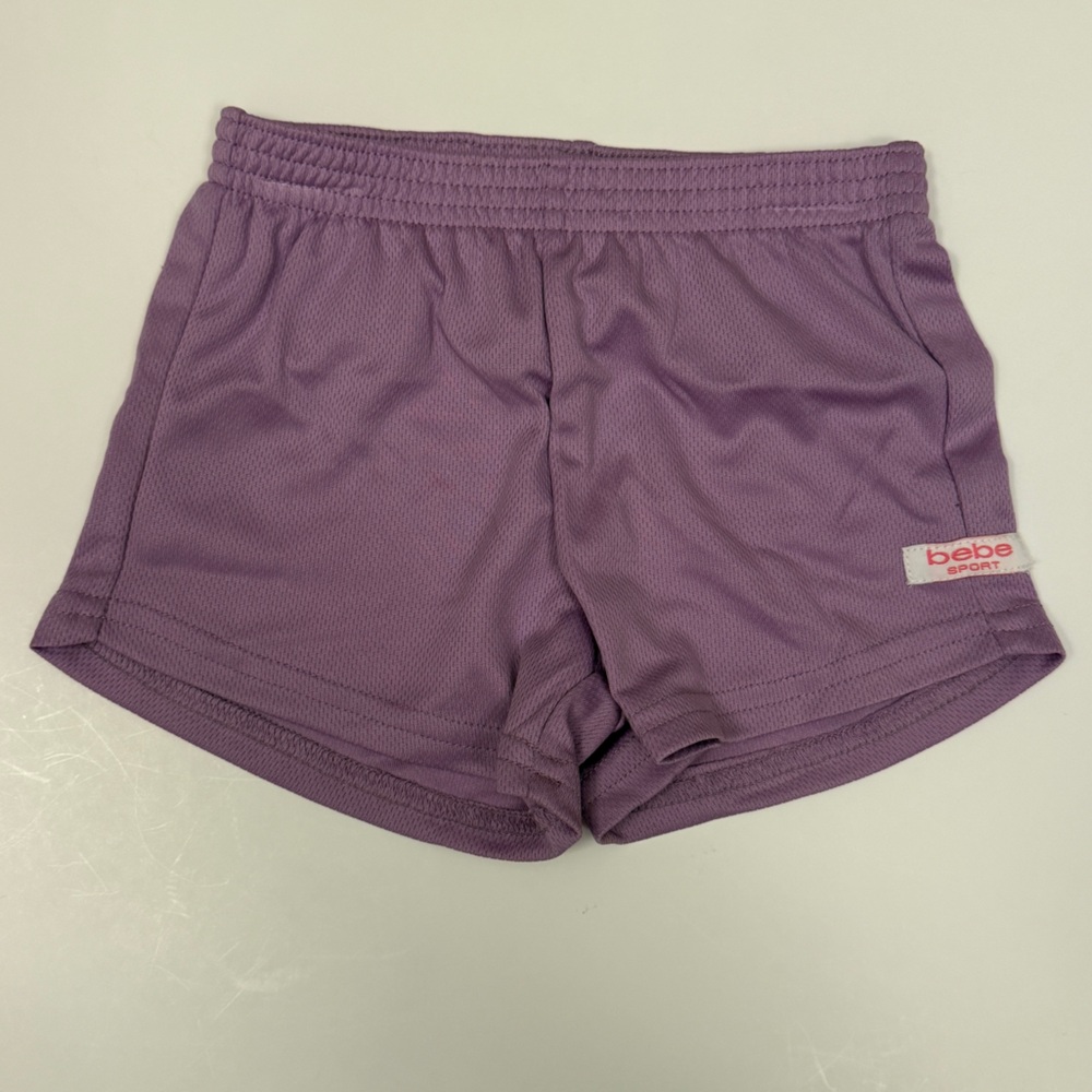 Bebe Sport Baby 2pc Soft Purple top & short Cute Set Size 24M lightweight NWT - Picture 7 of 8